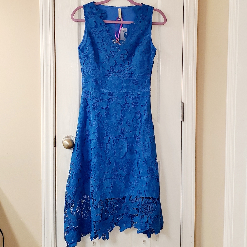 🆕 Elegant Floral Lace Cocktail Dress
